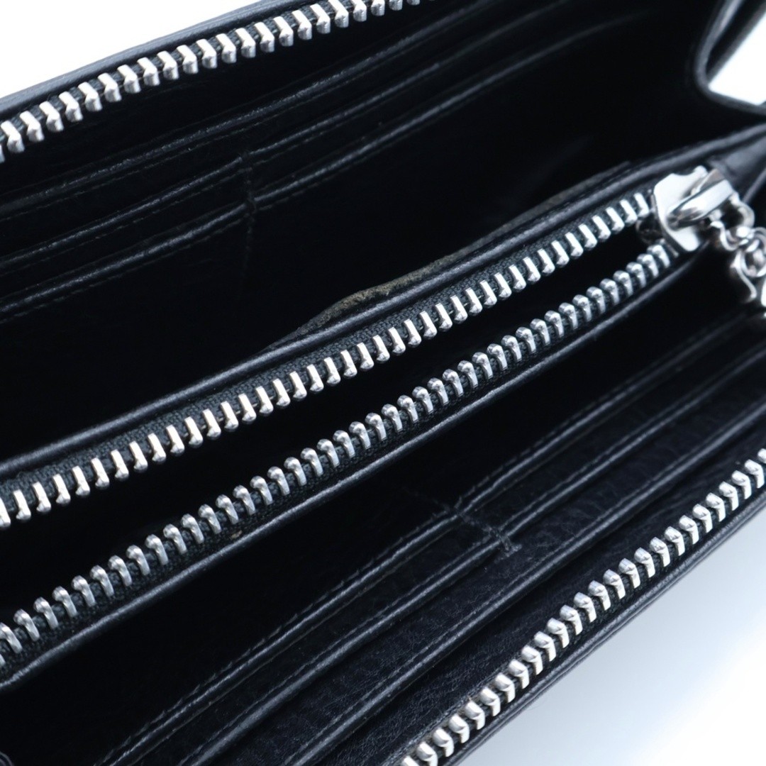 Chrome Hearts Rec F Zip 3 Semi-Metallic Cross Patch Dagger Round Zipper Used 936 thumbnail 4