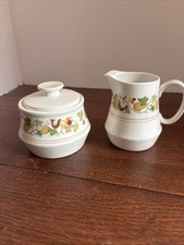Vintage Noritake China Made in Japan 9002 Homecoming Sugar And Creamer Set