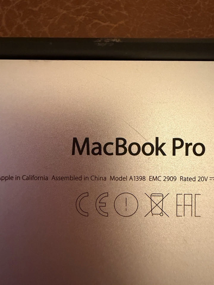 Apple MacBook Pro Retina 2015 15" - A1398, I7, 16GB RAM - Immagine 3 di 4