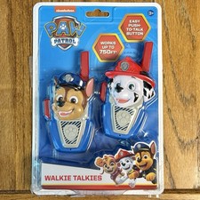 Nickelodeon Paw Patrol - 2 Walkie Talkies 750 ft - Chase  Marshall - OPEN BOX