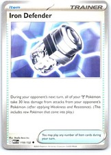 Iron Defender 118/132 Uncommon Mega Evolution Pokemon Near Mint