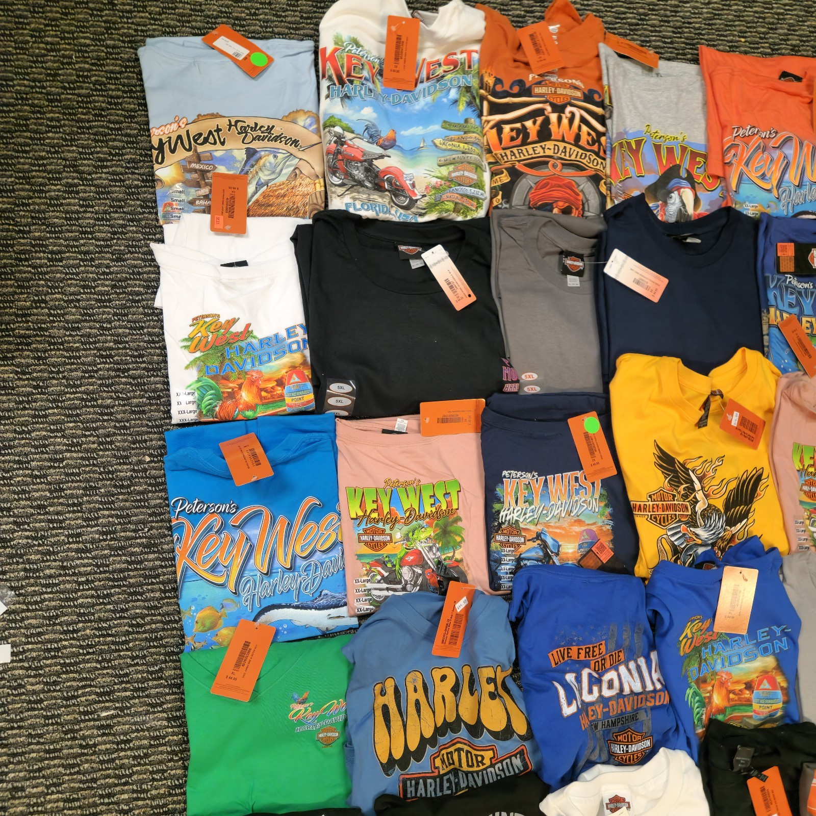 Harley-Davidson Women's XS-M Assorted T-Shirt Tops Lot of 25 - Resellers Special image 6