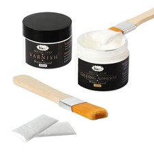 Gilding Adhesive, Gold Leaf Adhesive Kit, 50ml Epoxy glue varnish