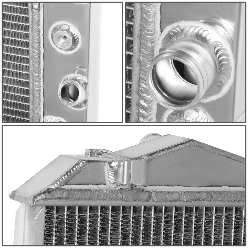 PARA 93-02 Chevy Camaro Pontiac Firebird MT 2 fileiras radiador de corrida núcleo de alumínio - Imagem 4 de 4