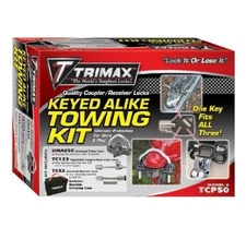Trimax TCP50 Trailer Lock Combo Pack (Keyed Alike)