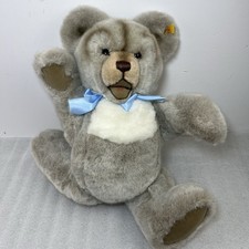 Steiff Plush Minky Zotty Teddy Bear 1988 ID Button Tags big 20in Squeaker Joined