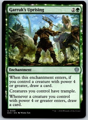 Garruk's Uprising U Commander: Lorwyn Eclipsed 109 NM