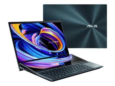ASUS ZenBook Pro Duo 15 with OEM Accessories (4K, 32GB, RTX 3080, Core i9, 1TB)