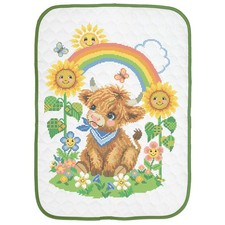 Baby by Herrschners  Highland Baby Quilt Stamped Cross-Stitch Kit