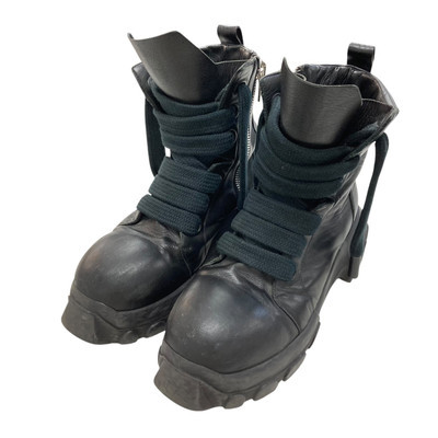 rick owens Jumbo Lace Bozo Tractor Boots Black Boots Size rick owens Jumbo Lace Bozo Tractor Boots Black Boots Size