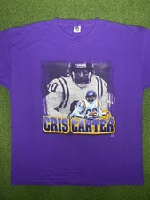 90s Minnesota Vikings - Chris Carter - Vintage NFL Player T Shirt XL