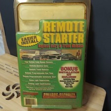 Bulldog Security Long Range Remote Starter System Model Rs 114 - New