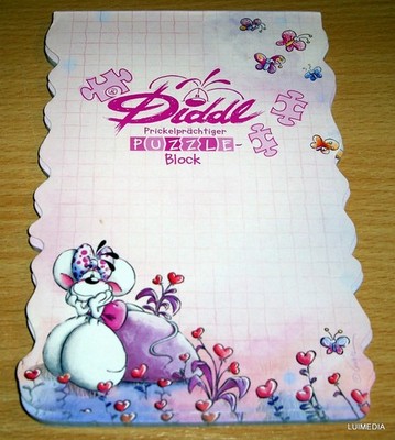 Puzzle DIDDL Block / Schreibblock Din-A6 Nr. 142 mit 25 Blatt / Blätter A6/142