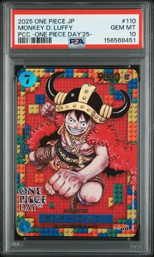 2025 #110 MONKEY D. LUFFY PSA 10