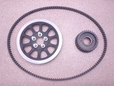 Antrieb Riemen Rad Harley Dyna Fat Street Bob drive belt pulley sprocket 07-17