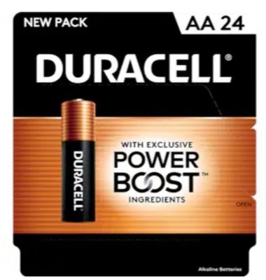 Duracell AA 24 Pack Power Boost LONG LASTING Fresh Exp 2030+ FAST SHIP
