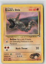 Brock's Onix (69) Unlimited Common Gym Heroes 069/132 HP on eBay