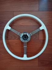 Banjo 18" 1930's Chevy Ford Cadillac etc, Org Sterring Wheel Vintage Beige Nice
