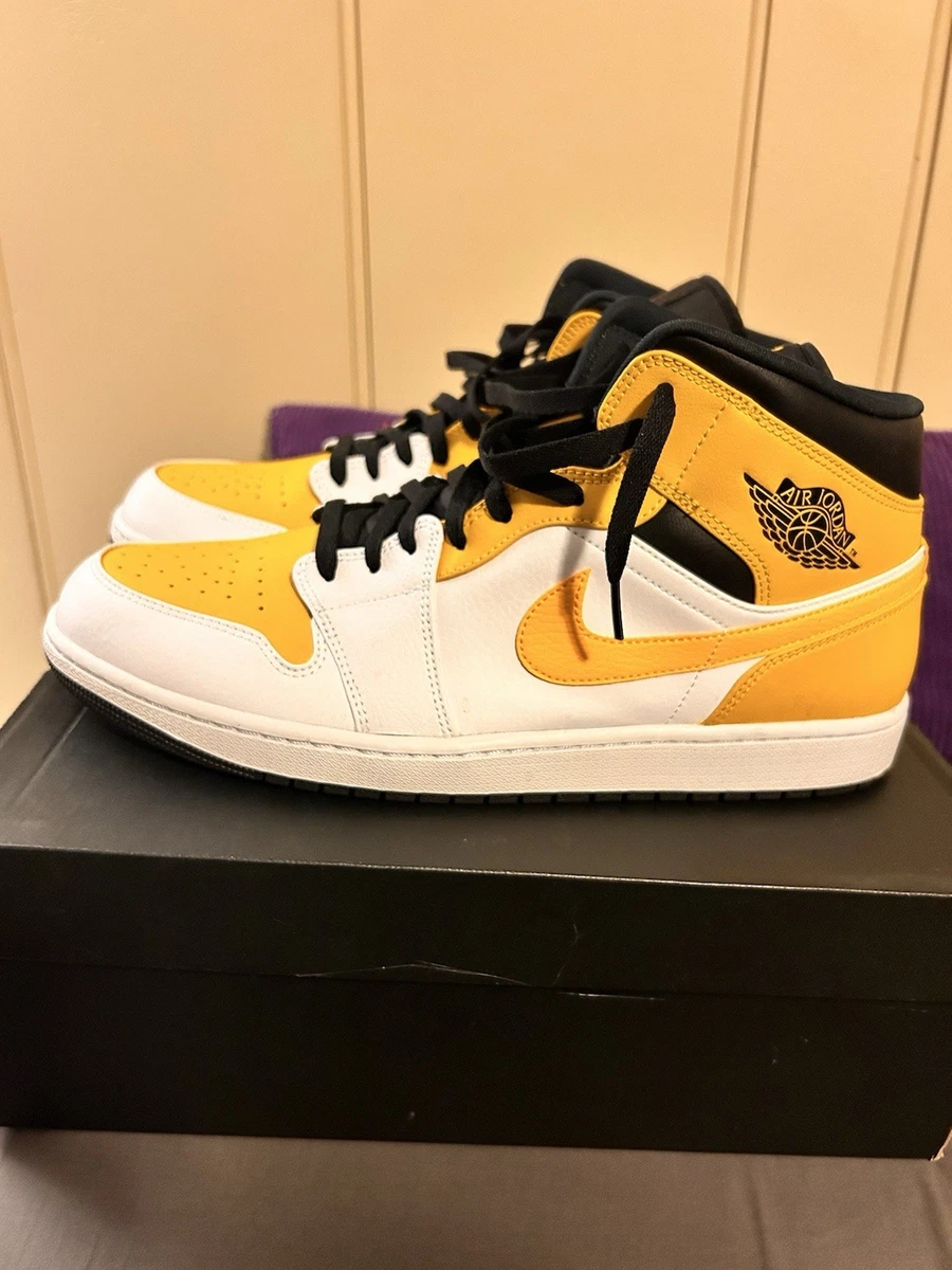 Jordan 1 Mid White University Gold for Sale | Authenticity
