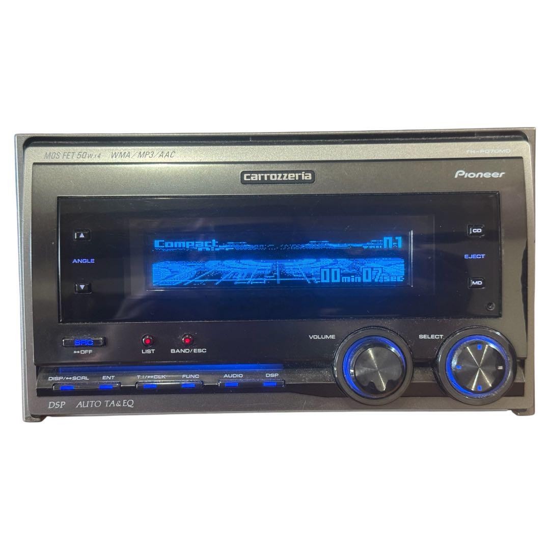 【希少】carrozzeria FH-P070MD Pioneer Carrozzeria FH-P070MD CD/MD Player Used Operation
