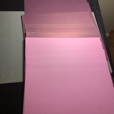 12x12 Scrapbook Paper Mixed Lot 50 Pages Purple Shimmer Shades Mix