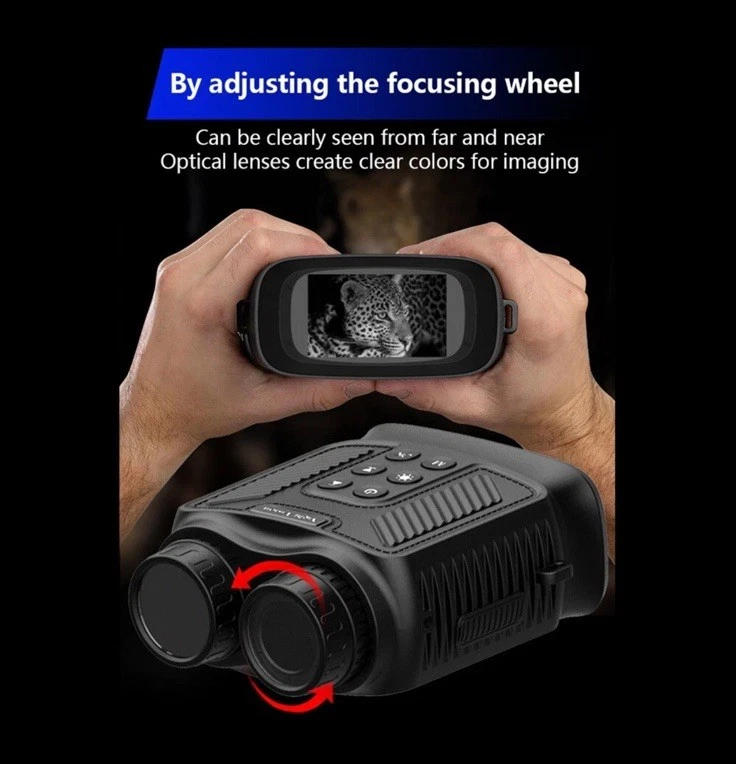 1080P Binoculars 8X Digital Zoom Day/Night Telescope Infrared Night Vision New - Image 4 of 4