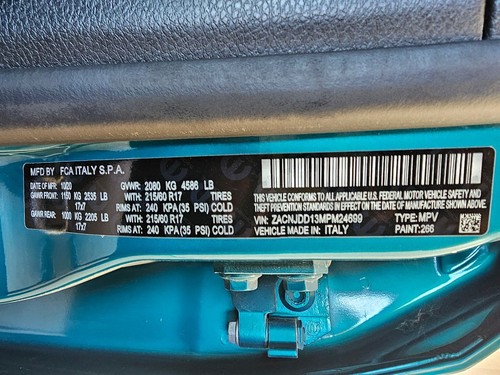 2021 Jeep Renegade Driver Left Side View Mirror 3065687 - Picture 11 of 14