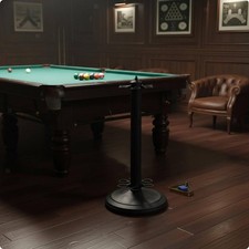 Pool Cue Holder Heavy Duty Metal Billiard Cue Rack 6 Cue Capacity Floor Storage