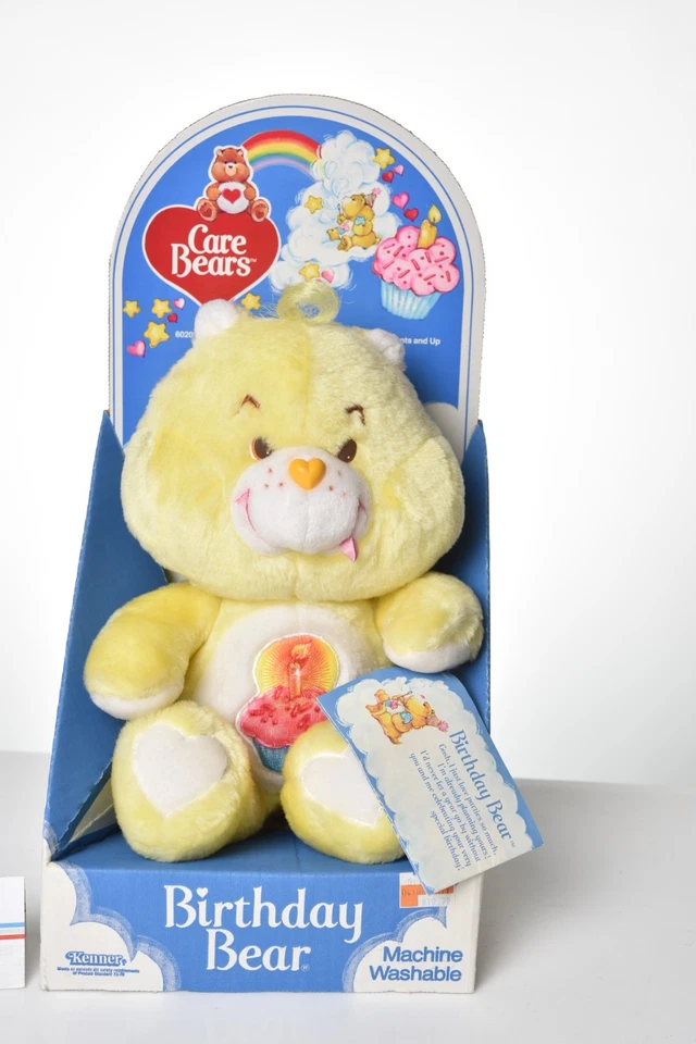 Vintage Care Bears: BIRTHDAY BEAR (1983), Kenner (61120). In original box. - Image 3 of 4
