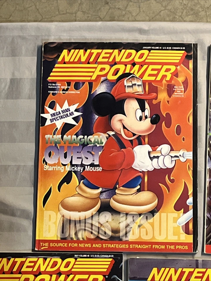 1185) Nintendo Power Magazine Lot 1993 #44-55 Mario Star Wars Zelda Batman - Image 2 of 4