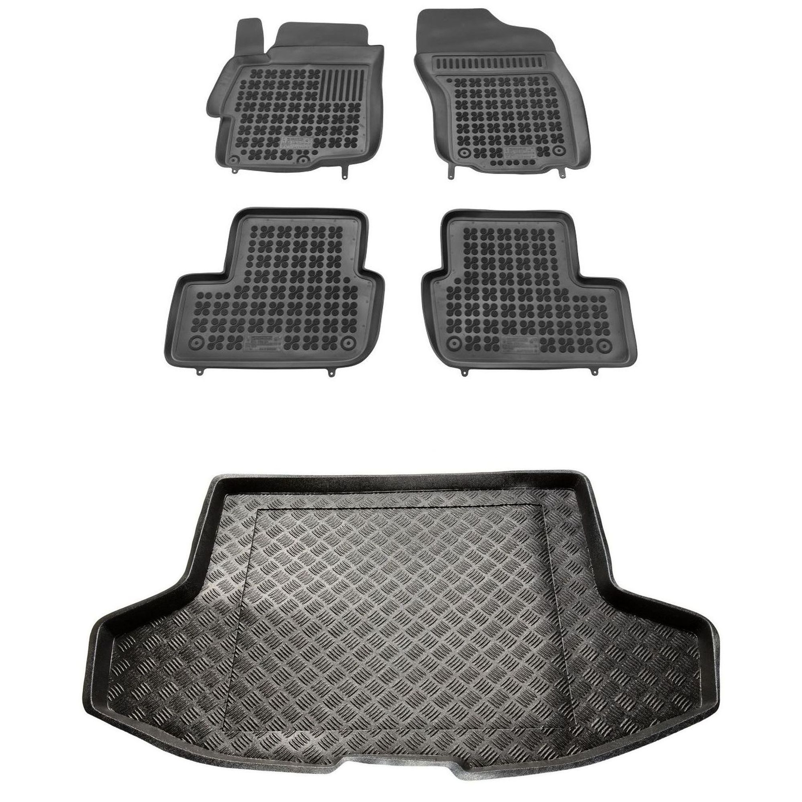 Tapis de coffre en PE et tapis de sol haut de gamme pour Mitsubishi