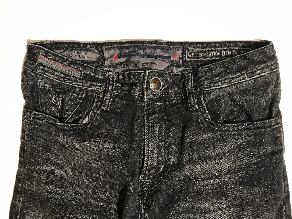 Jeans Homme Premiar édition Limitée Sartoria Italiana - Taille 28/34 - Coupe Slim - Occasion
