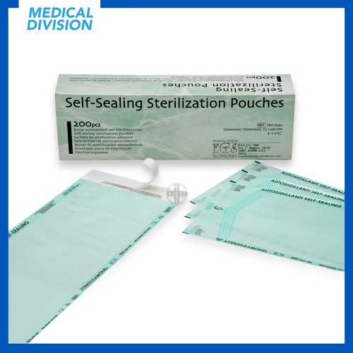 200 Buste per sterilizzazione autoclave 90x250 140x260 190x330 300x450 mm - Foto 1 di 5