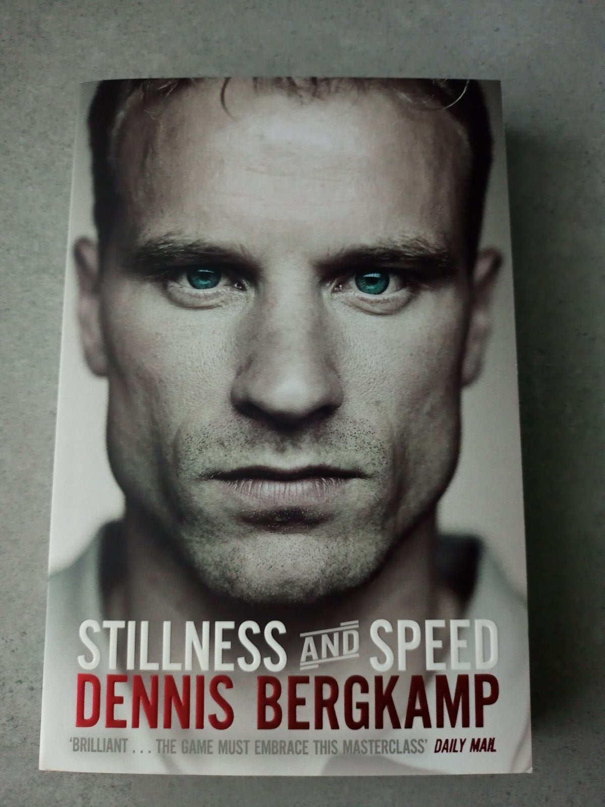 Dennis Bergkamp Arsenal Stillness and Speed paperback 2014