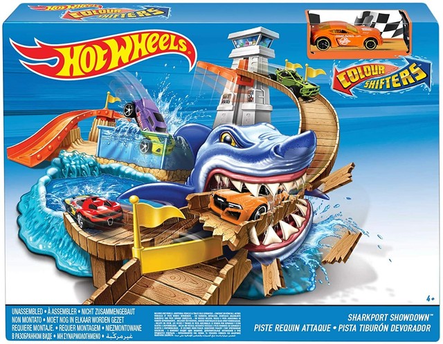 hot wheels color shifters sharkport showdown