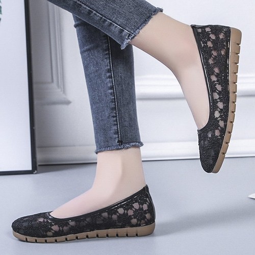 Damensneakers Sommerschuhe Stoffschuhe Leinenschuhe Laufschuhe Ballerinas Sport - Bild 6 von 28