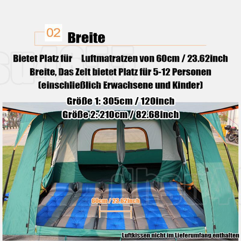 Xeihuul Strand-Sonnenschirm – Wasserdicht, UV-Schutz 98%, 210x150 Cm – Für Picknick, Camping & Garten