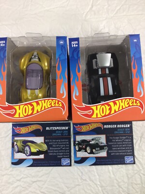 Boxed LOT OF 2 Loyal Subjects Hot Wheels: Blitzspeeder And Roger Dodger