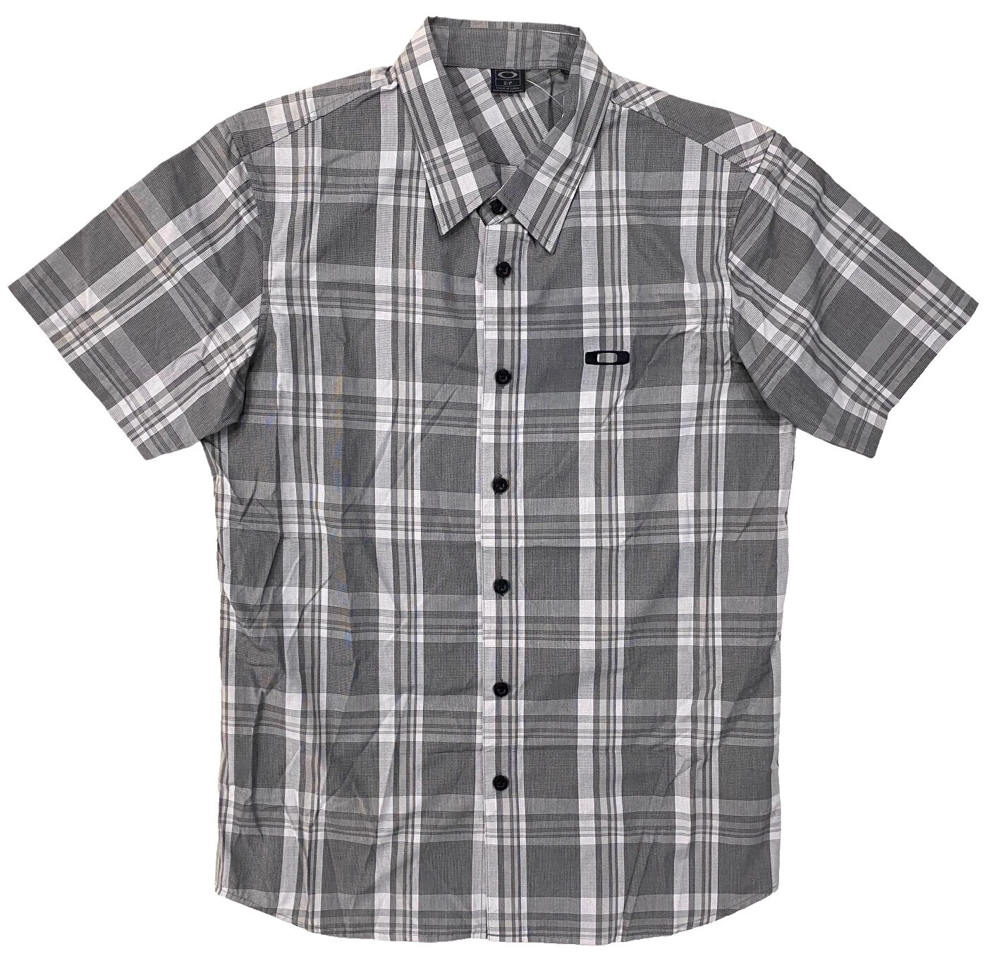 Oakley Short Sleeve Casual Button-Down Shirts for Men