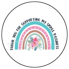THANK YOU FOR SUPPORTING MY SMALL BUSINESS ENVELOPE SEALS LABELS STICKERS