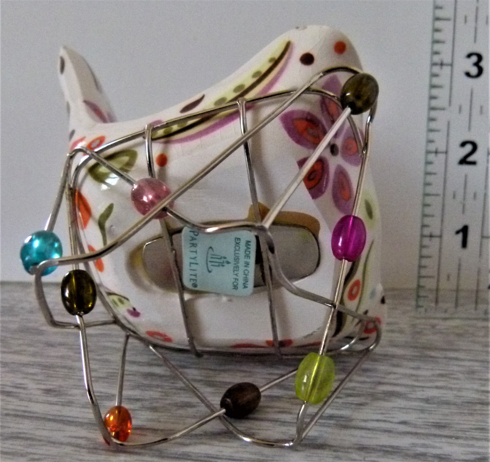 PartyLite Colorful Butterfly Chair Tealight Votive Candle Holder eBay