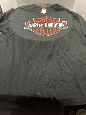 Harley Davidson Men's T-Shirt XL Black Las Vegas Nevada Dice Cards