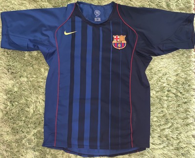 FC BARCELONA 2004 2005 AWAY FOOTBALL SHIRT NIKE Memorabilia ADULTS Medium BARCA | eBay