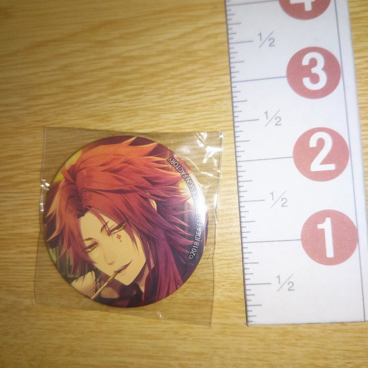 A52102 Pio Fiore no Banshou Otomate IDEA FACTORY Animate Can badge 