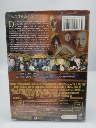 The DaVinci Code (DVD, 2006, 2-Disc Set, Special Edition, Full Frame Edition) - Picture 2 of 4