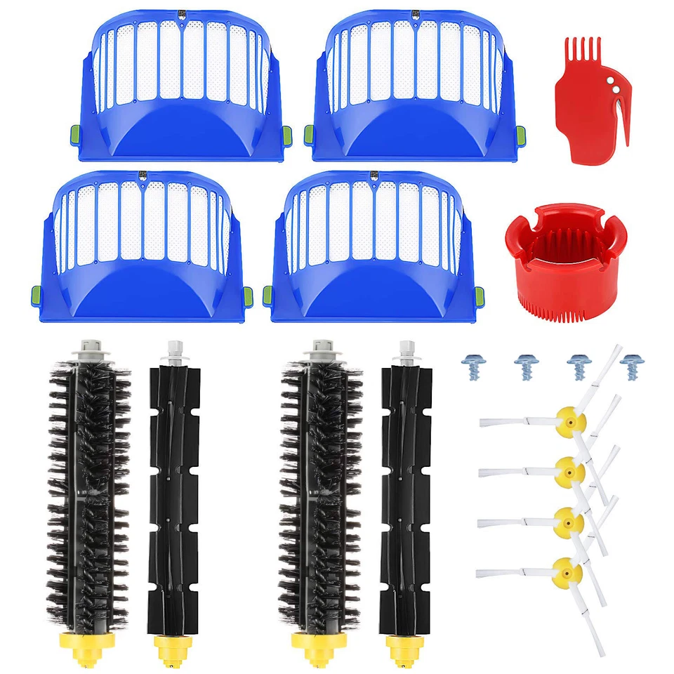 Für IROBOT ROOMBA SERIE 600 605 615 616 620 621 Filter Seitenbürsten Ersatzteile