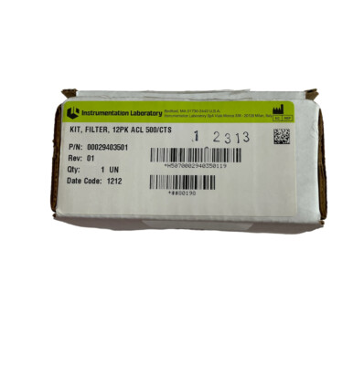 New 14 Instrumentation Laboratory ACL 500/CTS Filters