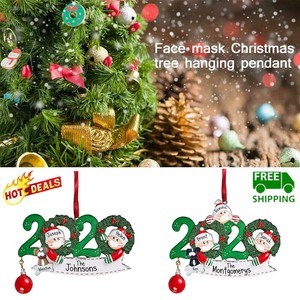 Christmas Tree Ornament 2020 Quarantine-Family Xmas Lockdown Decoration