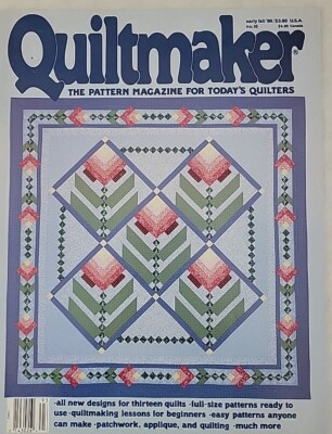Quiltmaker Magazine Early Fall 1989 13 New Quilt Designs with Patterns