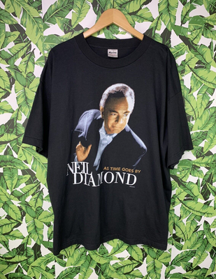 Vintage 90s Neil Diamond World Tour T-Shirt Men